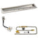 Load image into Gallery viewer, American Fire Products 36 x 6 stainless steel linear channel drop-in pan with AWEIS electronic ignition system, built-in T-burner, and natural gas configuration for outdoor fire pits