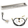 Load image into Gallery viewer, American Fire Products 36 x 6 stainless steel linear channel drop-in pan with AWEIS electronic ignition system, built-in T-burner, and whole house propane configuration for outdoor fire pits