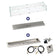Load image into Gallery viewer, American Fire Products 36 inch by 6 inch linear drop-in fire pit pan with spark ignition kit propane bundle including flame guard and stainless steel burner cover