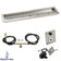 Load image into Gallery viewer, American Fire Products 36 x 6 inch linear stainless steel drop-in pan with spark ignition kit natural gas featuring built-in T-burner gas hoses chrome key valve and outdoor fire pit accessories