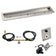 Load image into Gallery viewer, American Fire Products 36 x 6 inch linear stainless steel drop-in pan with spark ignition kit natural gas featuring built-in T-burner gas hoses chrome key valve and outdoor fire pit accessories
