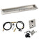 Load image into Gallery viewer, American Fire Products 36 x 6 inch linear stainless steel drop-in pan with spark ignition kit propane, built-in T-burner, gas hoses, regulator, chrome key valve, and air mixer for outdoor fire pits