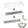Load image into Gallery viewer, American Fire Products 36 inch by 6 inch stainless steel linear drop-in fire pit pan with AWEIS whole house propane ignition system bundle for outdoor fire features