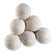 Load image into Gallery viewer, American Fire Products 4-inch Cottage White Lite Stone Fire Balls set of 6 in modern fire pit design