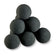 Load image into Gallery viewer, American Fire Products 4 inch matte black Lite Stone Fire Balls set of 6 decorative fire pit and fireplace media