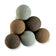 Load image into Gallery viewer, American Fire Products 4-inch Natural Lite Stone Fire Balls set of 6 in modern fire pit design with natural stone finish