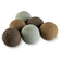 Load image into Gallery viewer, American Fire Products 4-inch Natural Lite Stone Fire Balls set of 6 in modern fire pit design with natural stone finish