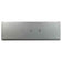 Load image into Gallery viewer, Bottom view of American Fire Products 48 inch by 14 inch stainless steel rectangular drop-in fire pit pan showing built-in 1/2 inch gas inlet