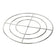 Load image into Gallery viewer, American Fire Products 48 inch triple-ring stainless steel fire pit burner with 3/4 inch center gas inlet