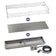 Load image into Gallery viewer, American Fire Products 48 inch x 14 inch rectangular stainless steel drop-in fire pit pan with CSA certified electric ignition system bundle with flame guard and burner cover