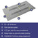 Load image into Gallery viewer, American Fire Products 48 inch x 24 inch stainless steel rectangular flat fire pit pan featuring a 32 inch x 8 inch H-burner, 304 stainless steel construction, 1/2 inch gas inlet, built-in weep holes, and 128000 BTU maximum heat output.