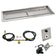 Load image into Gallery viewer, American Fire Products 48 x 14 inch stainless steel rectangular drop-in fire pit pan with natural gas spark ignition kit, built-in H-burner, gas hoses, and chrome key valve