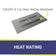 Load image into Gallery viewer, American Fire Products 48 x 24 inch rectangular flat pan with 128,000 BTU H burner for natural gas fire pit installation system showing high heat output burner performance