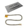 Load image into Gallery viewer, American Fire Products 48 x 24 inch rectangular stainless steel flat pan with match light kit natural gas featuring 32 inch H burner Quiet Flex gas line and fittings for outdoor fire pits