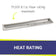 Load image into Gallery viewer, American Fire Products 48x6 linear drop-in fire pit pan with 91000 BTU per hour maximum heat rating stainless steel burner system for outdoor fire pits