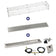 Load image into Gallery viewer, American Fire Products 48 inch by 6 inch linear drop-in fire pit pan with spark ignition kit natural gas bundle including flame guard and stainless steel burner cover