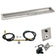 Load image into Gallery viewer, American Fire Products 48 x 6 inch linear stainless steel drop-in pan with spark ignition kit natural gas, built-in T-burner, gas hoses, and chrome key valve for outdoor fire pits