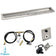 Load image into Gallery viewer, American Fire Products 48 x 6 inch linear stainless steel drop-in pan with spark ignition kit propane featuring built-in T-burner, regulator, air mixer, gas hoses, and chrome key valve for outdoor fire pits