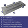 Load image into Gallery viewer, American Fire Products 60 inch x 24 inch stainless steel rectangular flat fire pit pan featuring a 44 inch x 8 inch H-burner, 304 stainless steel construction, 1/2 inch gas inlet, built-in weep holes, and 176000 BTU maximum heat output.