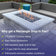 Load image into Gallery viewer, American Fire Products 60 inch x 24 inch stainless steel rectangular flat fire pit pan featuring 176000 BTU maximum heat output, even flame distribution, 304 stainless steel construction, 1/2 inch gas inlet, and weather-resistant performance.