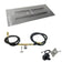 Load image into Gallery viewer, 60" x 24" rectangular stainless steel flat pan with 44" x 8" H-burner, push-button spark ignition kit, and fire pit connection accessories for natural gas