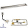 Load image into Gallery viewer, American Fire Products 60 x 6 stainless steel linear channel drop-in pan with AWEIS electronic ignition system and built-in T-burner for natural gas outdoor fire pits