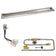 Load image into Gallery viewer, American Fire Products 60 x 6 stainless steel linear channel drop-in pan with AWEIS electronic ignition system and built-in T-burner for natural gas outdoor fire pits