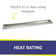 Load image into Gallery viewer, American Fire Products 60x6 linear drop-in fire pit pan with 108000 BTU per hour maximum heat rating stainless steel burner system for outdoor fire pits