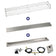 Load image into Gallery viewer, American Fire Products 60 inch by 6 inch linear drop-in fire pit pan with spark ignition kit natural gas bundle installed in outdoor fire pit