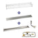 Load image into Gallery viewer, American Fire Products 60 inch by 6 inch stainless steel linear drop-in fire pit pan with AWEIS natural gas ignition system bundle for large outdoor fire features