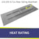 Load image into Gallery viewer, American Fire Products 72 x 24 inch rectangular flat pan with 224,000 BTU H burner for natural gas fire pit installation system showing high heat output burner performance