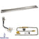 Load image into Gallery viewer, American Fire Products 72 x 6 stainless steel linear channel drop-in pan with AWEIS electronic ignition system and built-in T-burner for natural gas outdoor fire pits