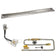 Load image into Gallery viewer, American Fire Products 72 x 6 stainless steel linear channel drop-in pan with AWEIS electronic ignition system and built-in T-burner for natural gas outdoor fire pits