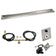 Load image into Gallery viewer, American Fire Products 72 x 6 inch linear stainless steel drop-in pan with spark ignition kit featuring built-in T burner chrome key valve gas hoses and fire pit accessories