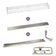 Load image into Gallery viewer, American Fire Products 72 inch by 6 inch stainless steel linear drop-in fire pit pan with AWEIS natural gas ignition system bundle for large outdoor fire features