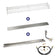 Load image into Gallery viewer, American Fire Products 72 inch by 6 inch stainless steel linear drop-in fire pit pan with AWEIS whole house propane ignition system bundle for large outdoor fire features