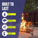 Load image into Gallery viewer, American Fire Products fire pit with flame guard showing built to last outdoor durability extreme temperature resistance wind protection and low maintenance