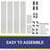 Load image into Gallery viewer, American Fire Products fire pit flame guard kit components showing 4 side panels 2 end panels 4 top corner brackets 4 bottom corner bases 4 middle bases 4 straight brackets easy assembly system