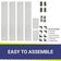 Load image into Gallery viewer, American Fire Products fire pit flame guard assembly kit showing 4 side panels, 2 end panels, top corner brackets, bottom corner bases, middle bases, and straight brackets with easy to assemble design for tempered glass flame guard system