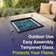 Load image into Gallery viewer, American Fire Products fire pit with fire glass and flame guard showing outdoor use easy assembly tempered glass and flame protection features