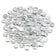 Load image into Gallery viewer, American Fire Products 1/2 inch glacier ice fire beads glowing in outdoor fire pit with bright flames reflecting on glass
