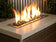 Load image into Gallery viewer, American Fire Products gray reflective fire glass used in modern outdoor fire pit creating elegant flame reflections