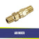 Load image into Gallery viewer, American Fire Products propane air mixer brass fitting for fire pit and fireplace gas systems to mix air and propane for combustion