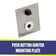 Load image into Gallery viewer, American Fire Products push button ignitor mounting plate stainless steel with pre drilled holes for fire pit ignition system installation
