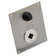 Load image into Gallery viewer, American Fire Products push button ignitor mounting plate in stainless steel for outdoor fire pits with pre-drilled holes for easy installation