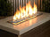 Load image into Gallery viewer, American Fire Products 1/4 inch Pacific Blue reflective fire glass used in outdoor fire pit creating blue flame reflection effect