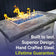 Load image into Gallery viewer, American Fire Products stainless steel rectangular drop-in fire pit pan featuring handcrafted construction, durable design, superior performance, and Lifetime Guarantee.
