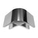 Load image into Gallery viewer, American Fire Products replacement flame guard corner bracket with brushed aluminum finish for gas fire pits and fireplaces