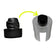 Load image into Gallery viewer, American Fire Products replacement rubber foot for flame guard base bracket fire pit accessory replacement part