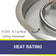 Load image into Gallery viewer, American Fire Products round fire pit pan with maximum heating output of 55000 BTU per hour